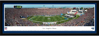 Blakeway Panoramas Los Angeles Rams Framed Panorama Poster
