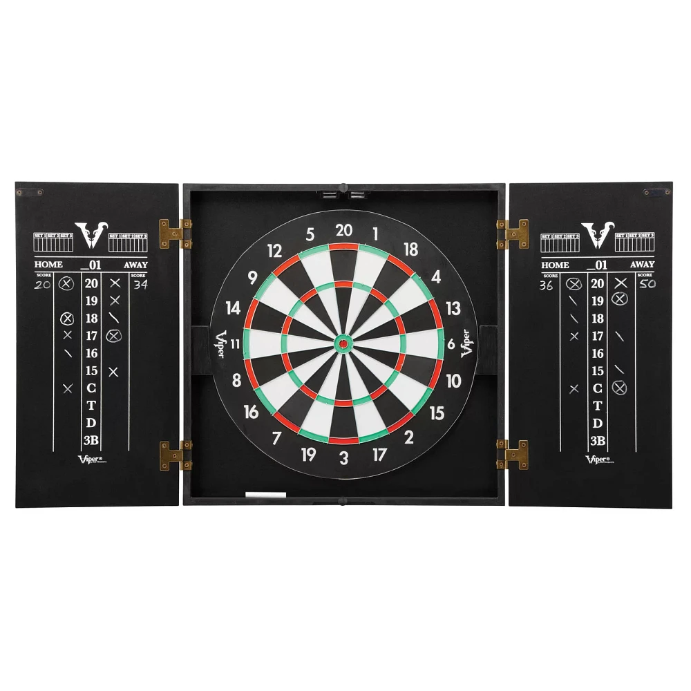 Viper Hideaway Dartboard Cabinet with Reversible Dartboard