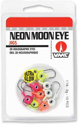 VMC Neon Moon Eye Glow In The Dark Jig Head Kit