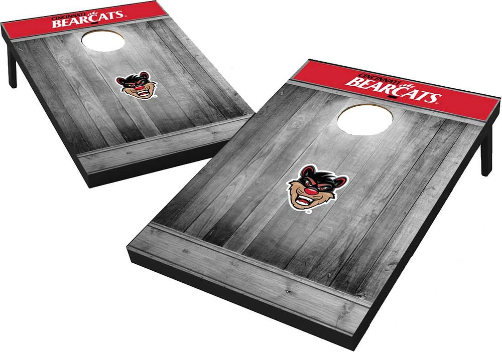 Wild Sports Cincinnati Bearcats NCAA Grey Wood Tailgate Toss