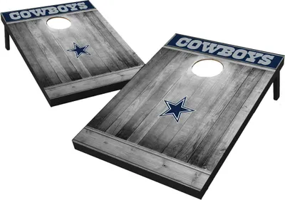 Wild Sports Dallas Cowboys Grey Wood Tailgate Toss