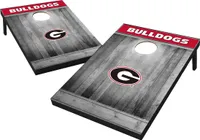 Wild Sports Georgia Bulldogs NCAA Grey Wood Tailgate Toss