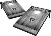 Wild Sports Las Vegas Raiders Grey Wood Tailgate Toss