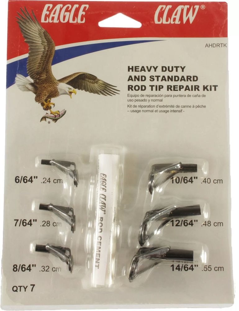Dick's Sporting Goods Eagle Claw Heavy Duty and Standard Rod Tip Repair Kit
