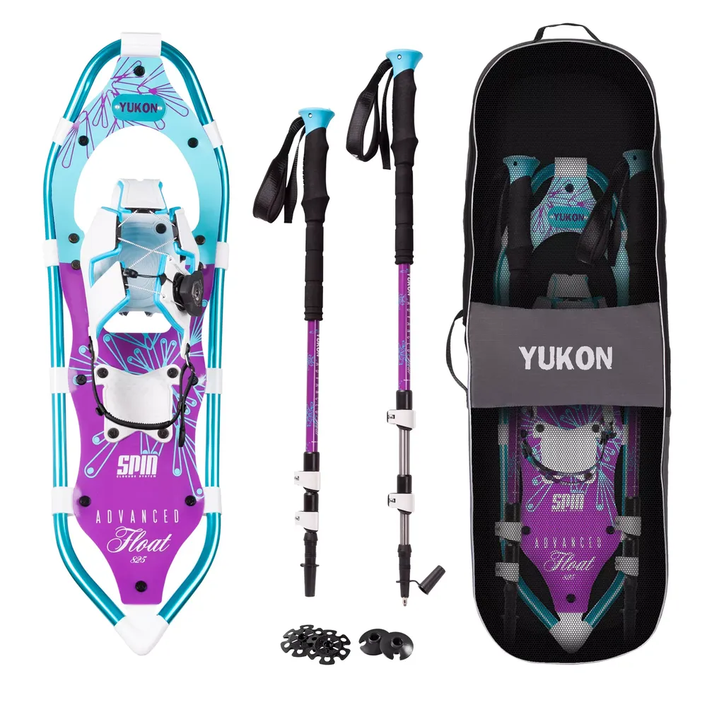 Yukon Charlie's Women's Advanced Spin Float Snowshoe Kit