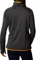 Columbia Women's West Virginia Mountaineers Darling Days Full-Zip Black Hoodie