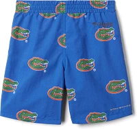 Columbia Youth Florida Gators Backcast Printed Performance Blue Shorts