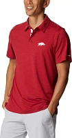 Columbia Men's Arkansas Razorbacks Cardinal Tech Trail Polo