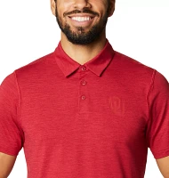 Columbia Men's Oklahoma Sooners Crimson Tech Trail Polo