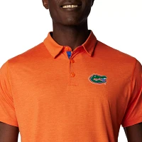 Columbia Men's Florida Gators Orange Tech Trail Performance Polo