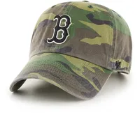 '47 Men's Boston Red Sox Camo Clean Up Adjustable Hat