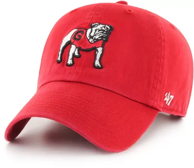 ‘47 Men's Georgia Bulldogs Red Throwback Adjustable Hat