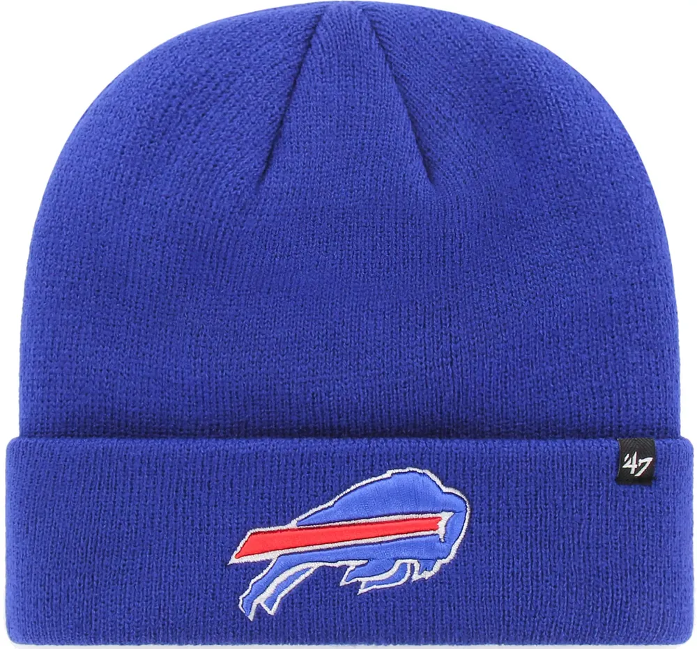 '47 Men's Buffalo Bills Royal Raised Cuffed Knit Beanie