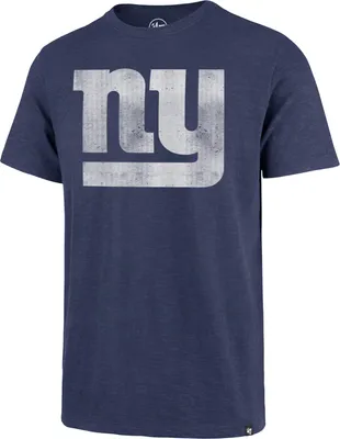 47 Men's New York Giants Scrum Logo Blue T-Shirt