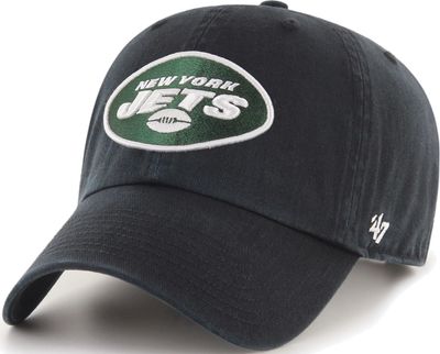 47 Men's Philadelphia Eagles Clean Up Black Adjustable Hat