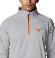 Columbia Men's Texas Longhorns Grey PFG Terminal Tackle Quarter-Zip Pullover Shirt