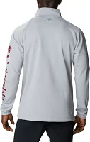 Columbia Men's Texas A&M Aggies Grey PFG Terminal Tackle Quarter-Zip Pullover Shirt