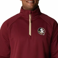 Columbia Men's Florida State Seminoles Garnet  CLG Terminal Tackle™ Fleece 1/4 Zip