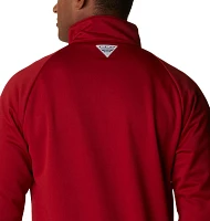 Columbia Men's Alabama Crimson Tide PFG Terminal Tackle Quarter-Zip Pullover Shirt