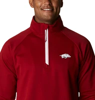 Columbia Men's Arkansas Razorbacks Cardinal PFG Terminal Tackle Quarter-Zip Pullover Shirt