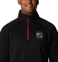 Columbia Men's South Carolina Gamecocks Black PFG Terminal Tackle Quarter-Zip Pullover Shirt