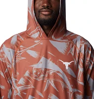 Columbia Men's Texas Longhorns Burnt Orange Terminal Tackle Long Sleeve Hooded T-Shirt