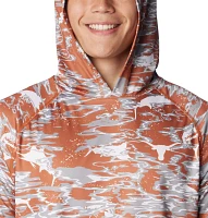 Columbia Men's Texas Longhorns Burnt Orange PFG Super Terminal Tackle Long Sleeve Hooded T-Shirt