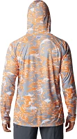 Columbia Men's Tennessee Volunteers Orange PFG Super Terminal Tackle Long Sleeve Hooded T-Shirt