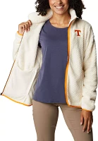 Columbia Women's Tennessee Volunteers White Fire Side Sherpa Full-Zip Jacket