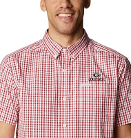 Columbia Men's Georgia Bulldogs Red Rapid Rivers Button Down Shirt