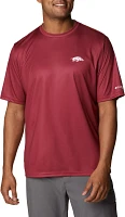 Columbia Men's Arkansas Razorbacks Cardinal Terminal Tackle T-Shirt