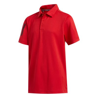 adidas Boys' 3-Stripes Golf Polo