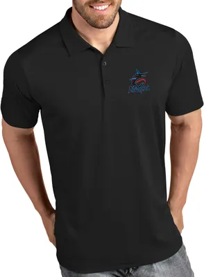 Antigua Men's Miami Marlins Tribute Performance Polo