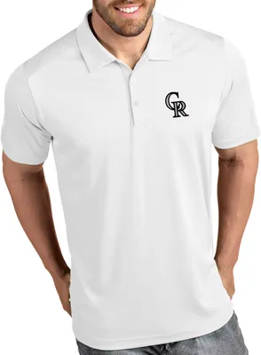 Antigua Men's Colorado Rockies Tribute Performance Polo