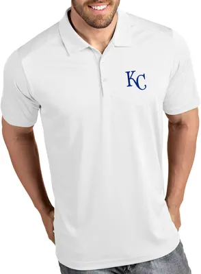 Antigua Men's Kansas City Royals Tribute White Performance  Polo