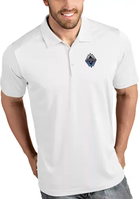 Antigua Men's Vancouver Whitecaps Tribute White Polo