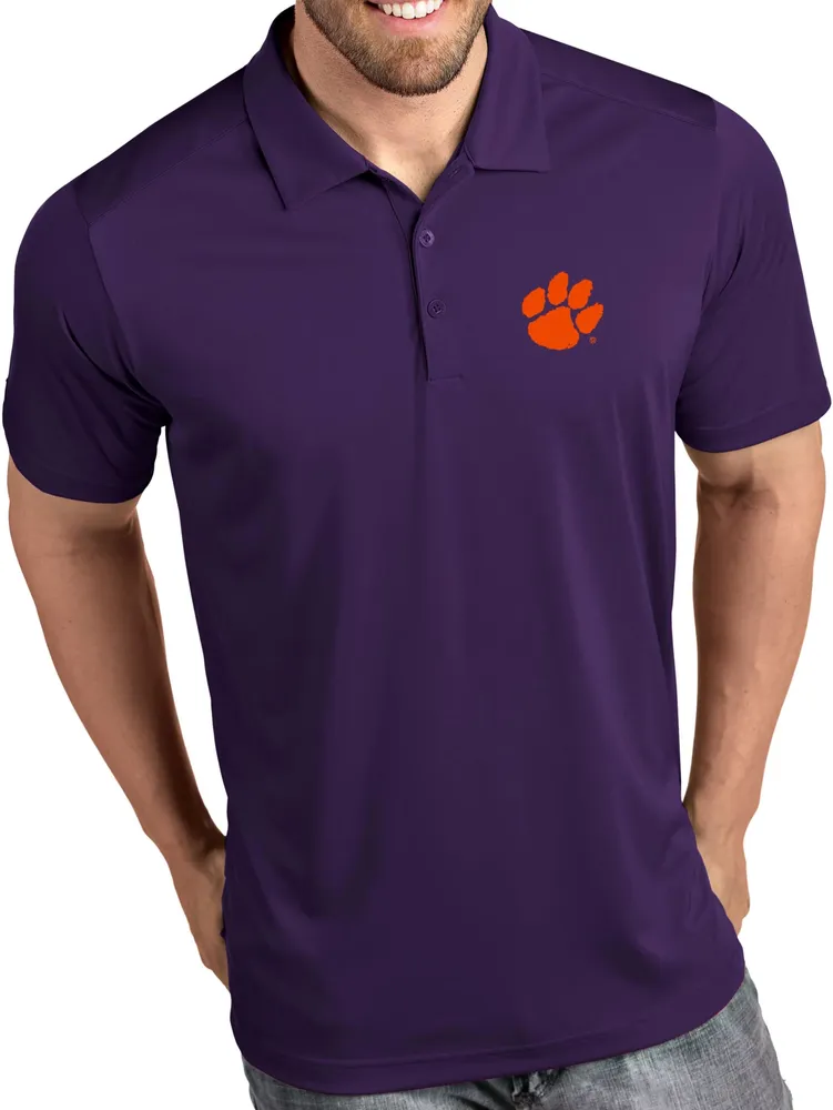 Antigua Men's Clemson Tigers Regalia Tribute Performance Polo