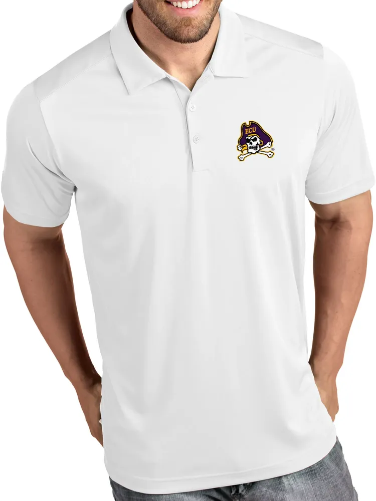 Antigua Men's East Carolina Pirates Tribute Performance Polo