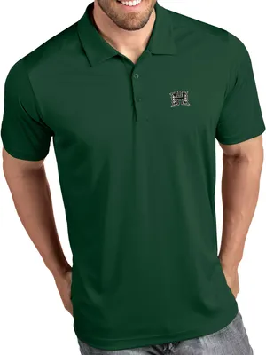 Antigua Men's Hawai'i Warriors Green Tribute Performance Polo