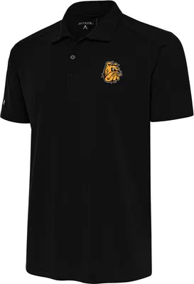 Antigua Men's Minnesota-Duluth  Bulldogs Tribute Performance Black Polo