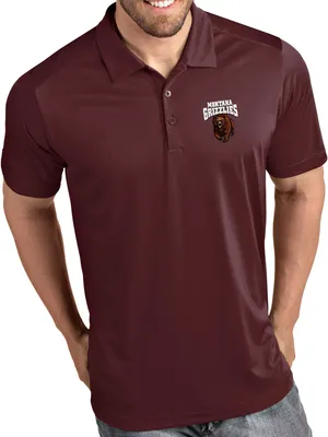 Antigua Men's Montana Grizzlies Maroon Tribute Performance Polo