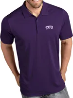 Antigua Men's TCU Horned Frogs Purple Tribute Performance Polo