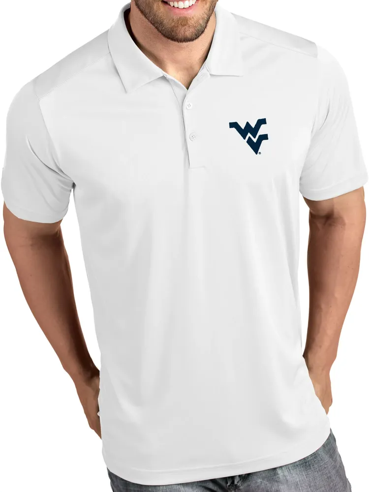 Antigua Men's West Virginia Mountaineers Tribute Performance Polo