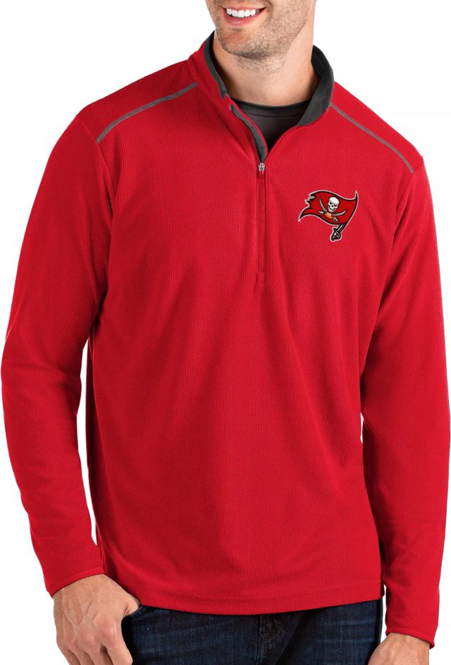 Antigua Apparel / Men's Detroit Lions Vanquish Blue Quarter-Zip