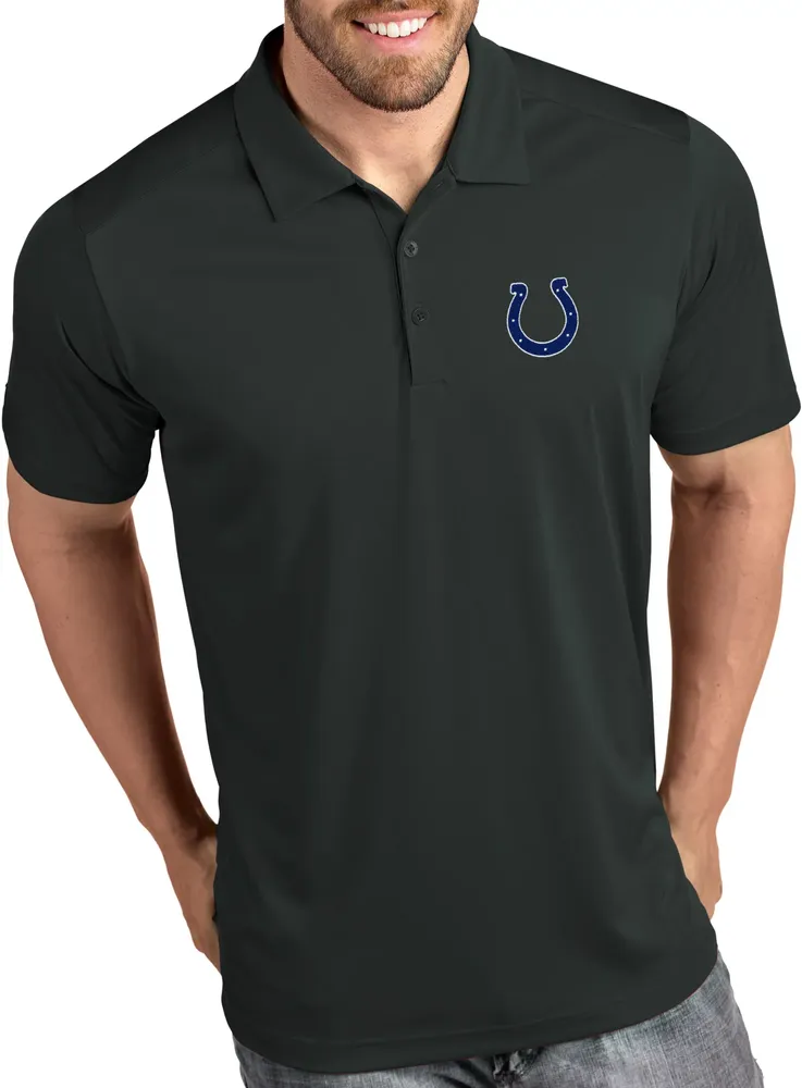 Antigua Men's Indianapolis Colts Tribute Grey Polo