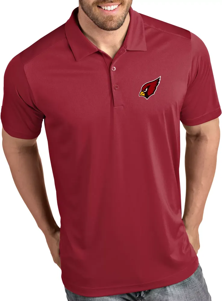 Antigua Men's Arizona Cardinals Tribute Red Polo