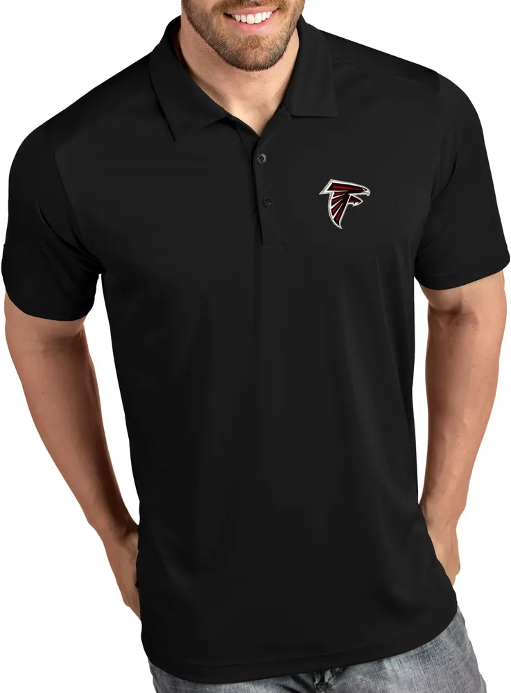 Antigua Men's Atlanta Falcons Tribute Black Polo