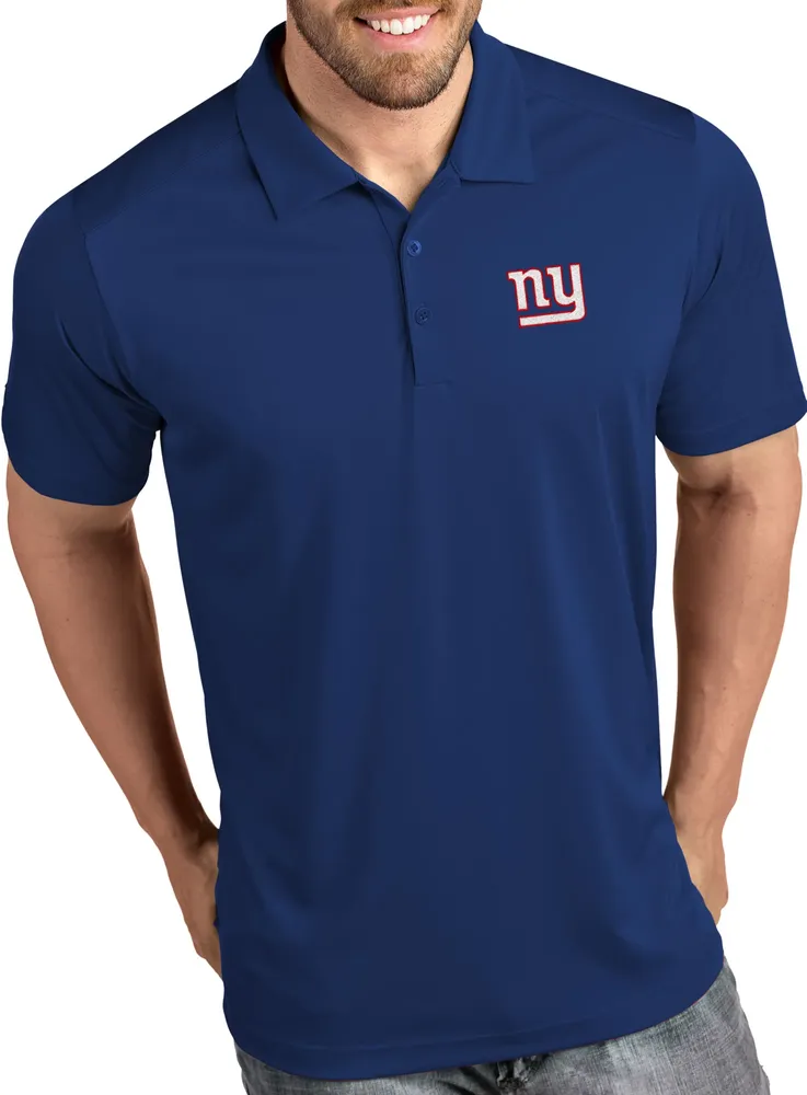 Antigua Men's New York Giants Tribute Royal Polo