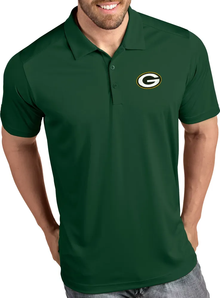 Antigua Men's Green Bay Packers Tribute Polo