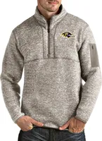 Antigua Men's Baltimore Ravens Fortune Quarter-Zip Oatmeal Pullover